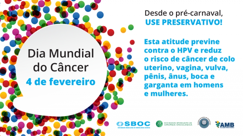 Dia Mundial do Câncer: alerta para prevenção contra o HPV