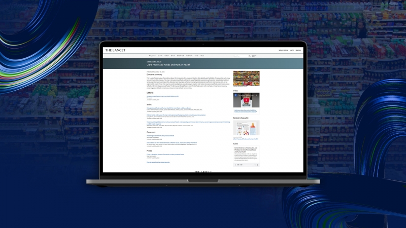The Lancet: s&eacute;rie especial refor&ccedil;a associa&ccedil;&atilde;o entre consumo elevado de ultraprocessados e maior risco de c&acirc;ncer