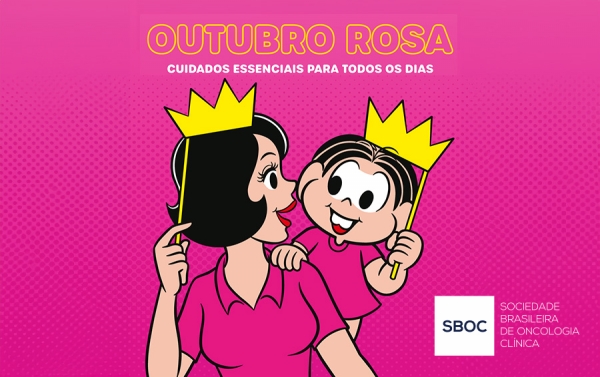 Outubro Rosa com Turma da Mônica