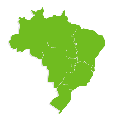 Mapa das regiões SBOC
