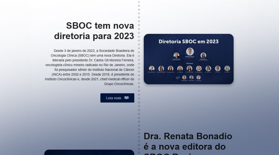 Confira linha do tempo com as principais ações da SBOC no 1º semestre