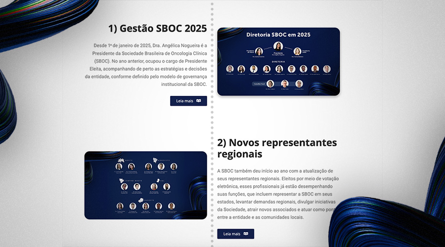 Confira linha do tempo com as principais ações da SBOC